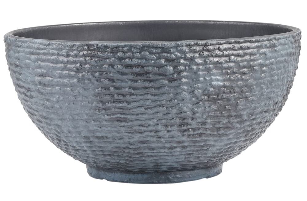 Sungmor 15.6" Large Garden Bowl Planter Water Lily Succulent Pond Pot Gray